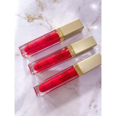 Imagem de Kit Gloss Hialurônico Vermelho coral + Gel para Sobrancelha - Lari Das