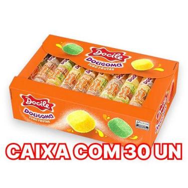 Imagem de 30 Un Bala de Goma Docigoma Sortida Em Tubo 30g - Docile
