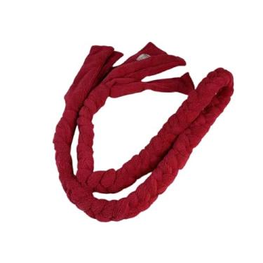Imagem de Generic Corda de Pilates Trançada para Mulheres Acessório de Pilates Não Elástico Vermelho para Alongamento para Exercícios de Acrobacias Flexibilidade Dança