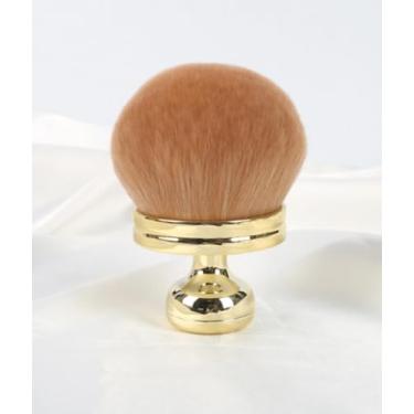 Imagem de Pincel de maquiagem corporal extragrande para autobronzeador, pincel Kabuki de cabeça redonda de 7,6 cm de largura