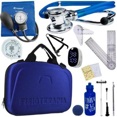 Imagem de Kit Fisioterapia Maleta Goniometro Martelo Buck Completo - Love Saude,
