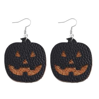 Imagem de Brincos femininos de Halloween, careta, abóbora, pendentes, roupas de Halloween, acessórios de bijuteria