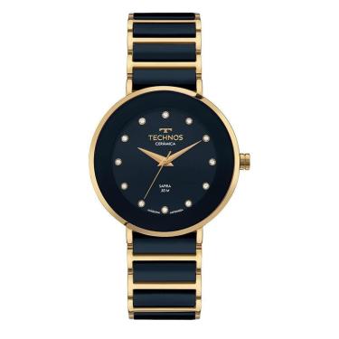 Imagem de Relógio Technos Feminino Ceramic Sapphire Dourado - 2035LMM/1A-Feminino