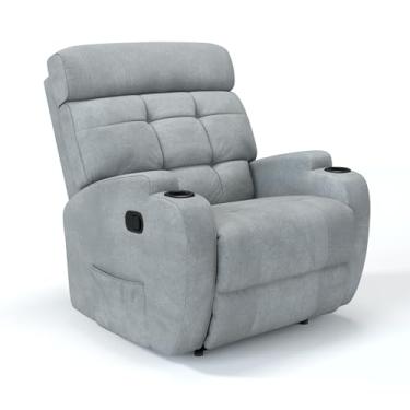 Imagem de Poltrona do Papai Reclinável Elétrica em Bouclé - Modelo Florença Damie (Cinza)