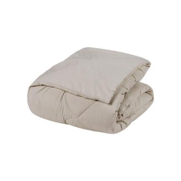 Imagem de Edredom 1 Peça Queen Percal 200 Fios Unique 100% Poliéster - Avelã