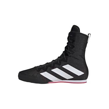 Imagem de adidas Tênis de boxe adulto unissex Hog 4, Preto/Branco/Rubi Puro, 41 BR