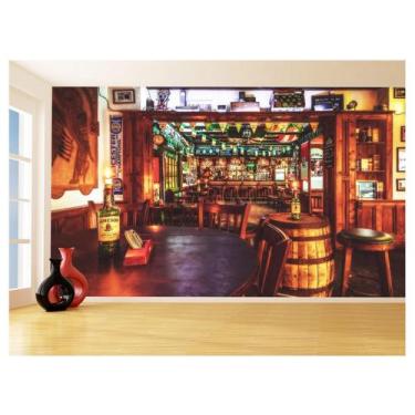 Imagem de Papel De Parede 3D Alimentos Bar Adega Bebidas 3,5M Al544 - Você Decor
