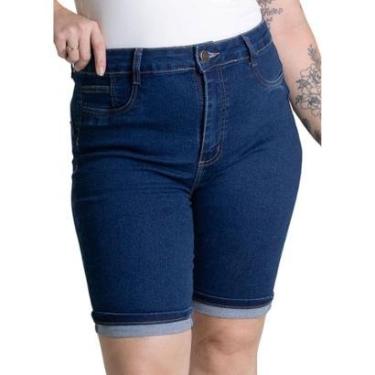 Imagem de Bermuda Jeans Sawary Plus Size - 279227 - IND. 48-Feminino