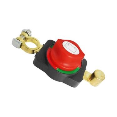 Imagem de Interruptor De Desconexão De Bateria Universal 12V-24V Manual Protetor