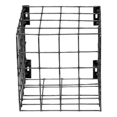 Imagem de Grade de Proteção Quadrada, para Câmera de Segurança, 15x25x20cm, Branca -ALM