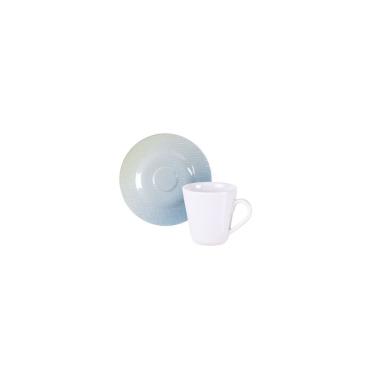 Imagem de Conjunto Xícara E Pires De Café Tramontina Polaris Em Porcelana, 70 Ml