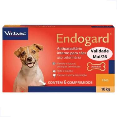 Imagem de Vermífugo Endogard para Cães de 10kg - 6 comprimidos Virbac