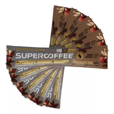 Imagem de Supercoffee To Go Sabor Chocolate Lingua de Gato Kit com 05 Sachês de 