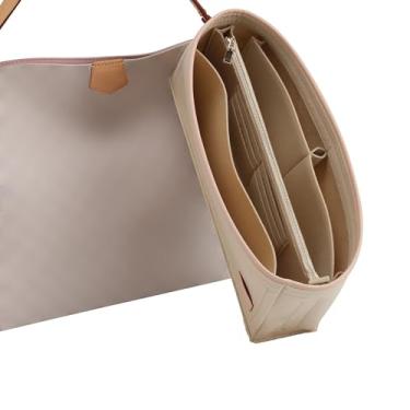 Imagem de Doxo Organizador de bolsa e modelador de base, bolsa de feltro e bolsa tote serve para LV Graceful PM More(bege, SM)