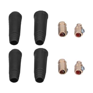 Imagem de FTVOGUE Acoplador Rápido de Soldagem, Conector Rápido de Soldagem, Equipamento de a, Especificações, Resistente a Quedas, Isolado para Conector de Cabo