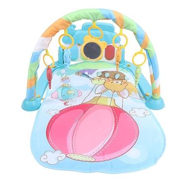 Imagem de Ainoli Baby Gym Play Mat Aprendizagem Sensorial Som Infantil Kick Play Piano Mat Brinquedo para Recém-nascidos (Padrão de balão)
