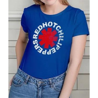 Imagem de Camiseta Camisa Algodão Feminina Masculina Adulto Banda de Rock Redd H