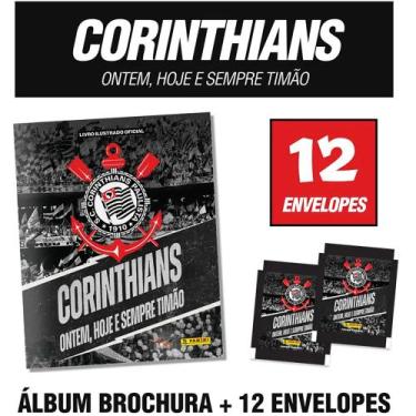 Imagem de Album de Figurinhas Corinthians 115 Anos + 60 Cromos P/Colar - Panini