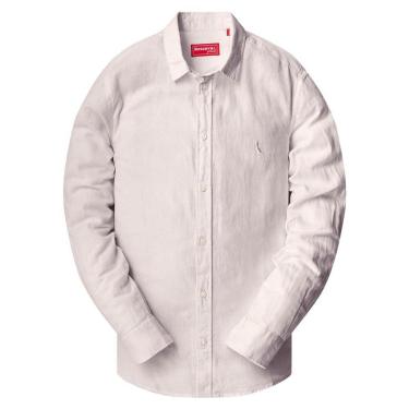 Imagem de Camisa Reserva de Linho PIENZA Manga Longa Natural-Masculino