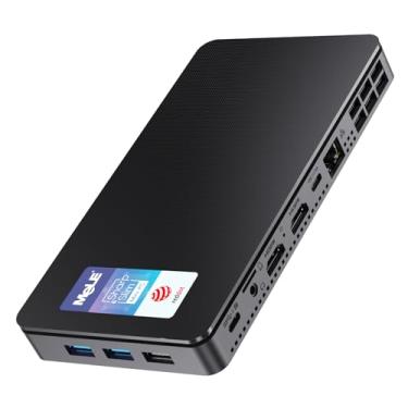 Imagem de MeLE Mini PC Overclock X2 N95 (até 3,4GHz) Alder-Lake 12ª geração 16GB RAM 512GB Micro computador desktop pequeno para escritório, educação, casa, tela tripla, função completa USB-C WiFi6 BT5.2