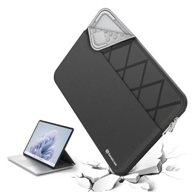 Imagem de Smatree Capa para laptop de 13,8 polegadas Microsoft Surface Laptop 7 Copilot + PC, capa com bolso acessório, zíper YKK, design patenteado à prova de choque (E409)