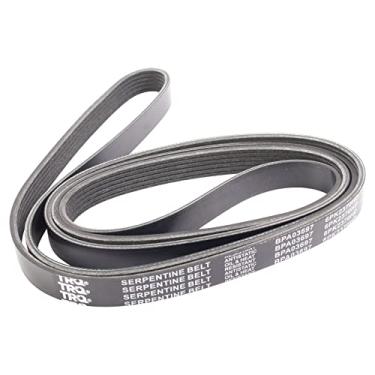 Imagem de TRQ Cinto Serpentine compatível com Cadillac Chevrolet Ford GMC Hummer Jaguar Land Rover