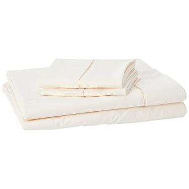 Imagem de Jogo De Cama Elegance Casal 04 Peças Palha Bia Enxovais Palha TECIDO