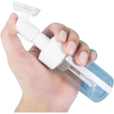 Imagem de Frasco Pump Espumador com Escova De Silicone para Limpeza Facial