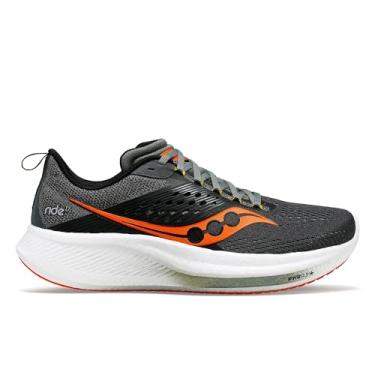 Imagem de Saucony Tênis masculino Ride 17, Sombra/pimenta, 42
