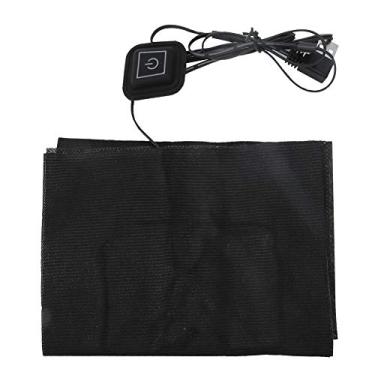 Imagem de Generic Almofada Aquecedora de Pano Elétrico USB Aquecimento Seguro e Resistente para Cintura Abdômen Aquecedor de Animais de Estimação, Almofada de Aquecimento Dobrável Com Porta USB, Costura Em