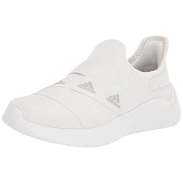 Imagem de adidas Tênis esportivo feminino Puremotion Adapt, Branco/Cinza/Branco, 7