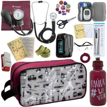 Imagem de Kit De Enfermagem Completo Medidor Glicose Aparelho Pressao - P.A. MED