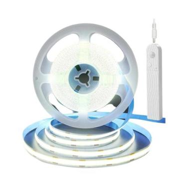 Imagem de Fita De LED COB Flexível 5V 320 LEDs/m Com Sensor De Movimento PIR, Au