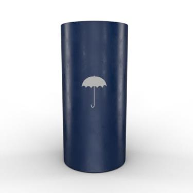 Imagem de Porta Guarda Chuva Plástico - Resistente, Reforçada, Multiuso, Escritório, Comércio, Casa.(Azul)