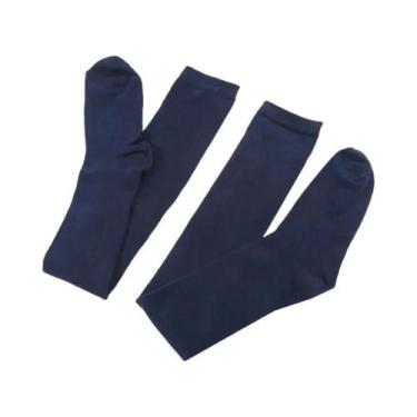 Imagem de Meias Longas Listradas Femininas Acima Do Joelho, Meias Quentes Até a 