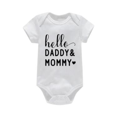 Imagem de Macacão De Algodão Para Bebês Meninos E Meninas Com Estampa Engraçada 