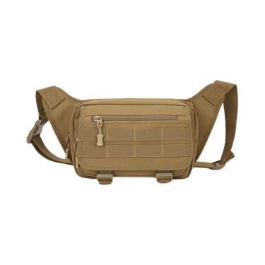 Imagem de Bolsa Tática De Cintura Masculina De Grande Capacidade Em Nylon Imperm