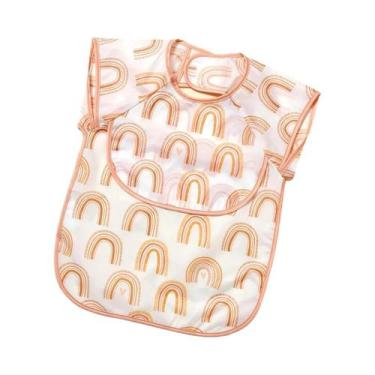 Imagem de Babador Impermeável De Poliéster Para Crianças, Sem Mangas, Para Bebês