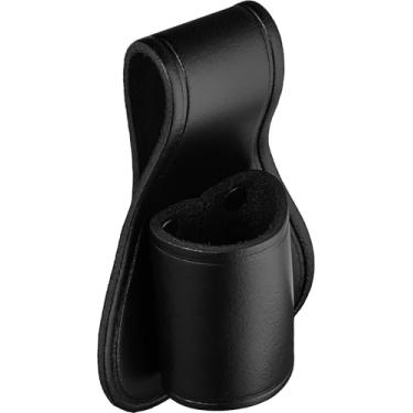 Imagem de Shield Wallets C Cell Suporte para lanterna, coldre de couro preto aberto na parte superior e inferior aberta serve com diâmetro de barril de 3 cm, serve para cinto de serviço de até 5 cm (deslizante