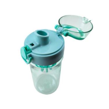 Imagem de Garrafa Plástica Squeeze 500ml Infusor Trava Fitness Vedação - Weeze, 