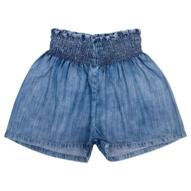 Imagem de Shorts Juvenil Look Jeans Elastéx Jeans - UNICA - 18-Feminino