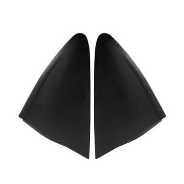 Imagem de Compatível com toyota yaris 2012-2014 carro esquerda direita espelho retrovisor triângulo capa guarnição espelho canto capa 60118/60117-0d111 aass