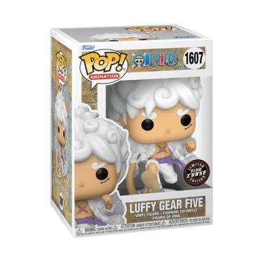 Imagem de Pop Anime: One Piece – Boneco de vinil Luffy Gear Five (Variante Chase) com protetor pop premium (compatível com Funko Box)