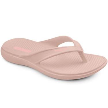 Imagem de Chinelo Feminino Boa Onda Piscina Banho Básico Baixo Anatômico Leve EV