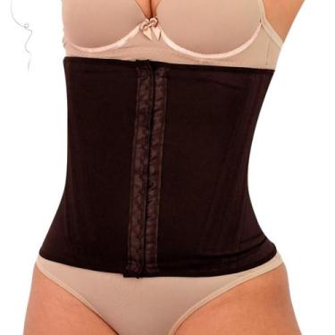 Imagem de Cinta Modeladora Faixa Abdominal Lombar Feminina Redutora de Medidas A