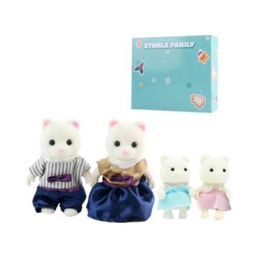 Imagem de Conjunto De Brinquedos De Animais Da Família Florestal Para Casa De Bo