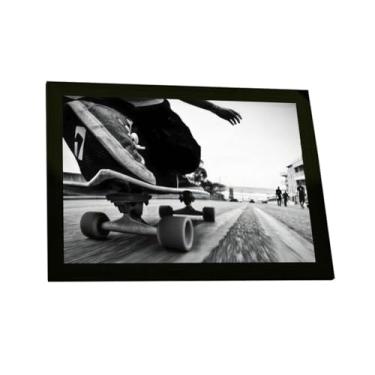 Imagem de Quadro Decorativo Skate Street Foto Angulo Decoração Poster Quarto Sala