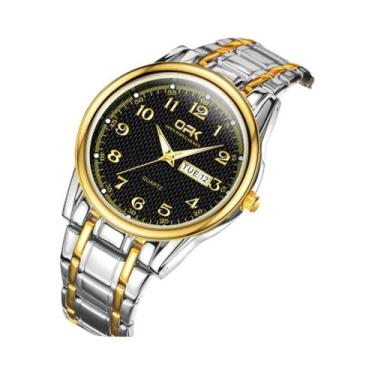 Imagem de Relógio Feminino À Prova D'água Luminoso Com Data E Dia, Quartzo OPK 8