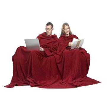 Imagem de Cobertor Com Mangas Casal - Vermelho - 1,90M X 3,00 M - Dryas