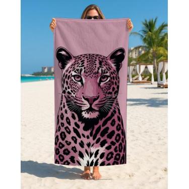 Imagem de Toalha De Banho Praia Estampa Animal Selvagem Arte Moderna - Use Thuco